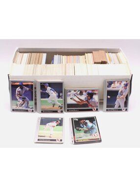 Mixed Brands and Years Baseball Cards Trading Collectible Sport Team Not Counted